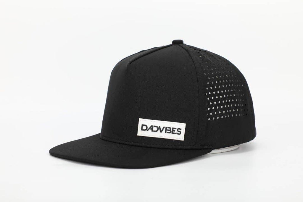 Premium Active 5-Panel Logo Hat (Black)