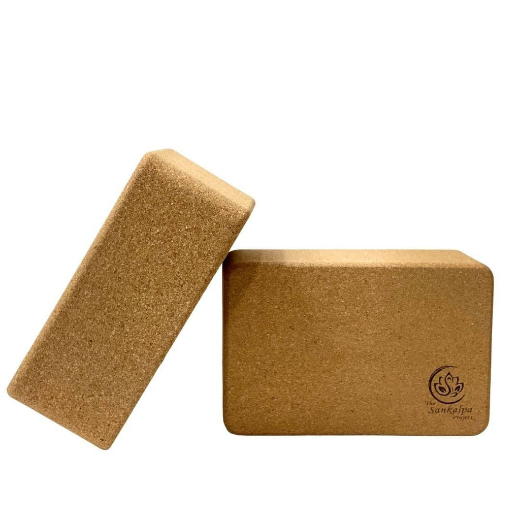 Lean Cork Yoga Block - 2 Pack Yoga Block | LiveBliss
